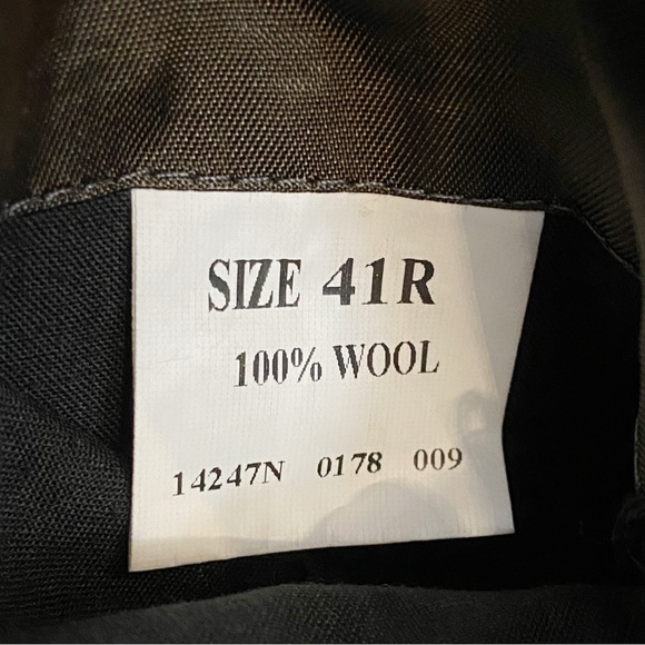 Jos A Bank Blazer Men's 41R Brown Plaid Wool Sports Coat Dinner Jacket - Picture 6 of 10